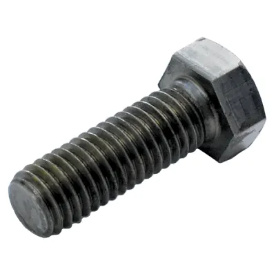 1/4-20 x 4  Hex Bolt Steel Plain Finish