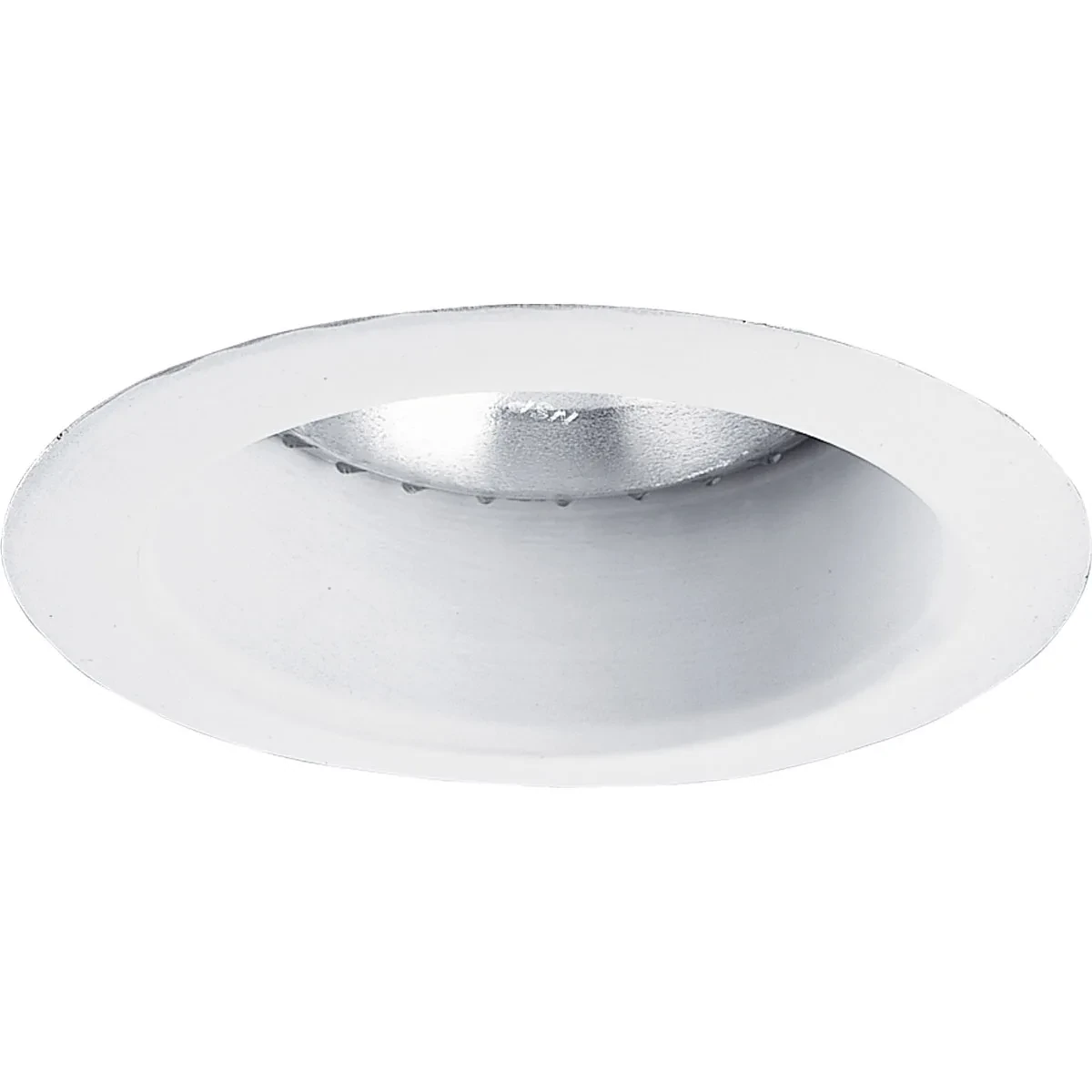5 in Shallow Alzak Cone & White Open Reflector Recessed Trim. Comes in a Bright White Alzak finish. One-piece construction with integral matching bright white powder painted metal...