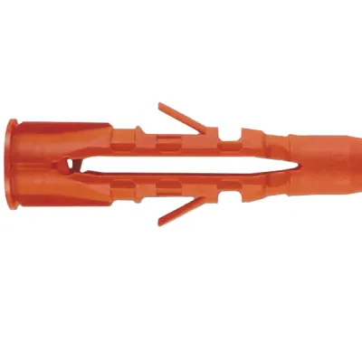 Mungo ® , Nylon Anchor, 1-3/8 in. length, #8 screw size, Polyamide PA6 material, 100 per pack. For use with Sheet Metal Screws, Wood Screws, Clipboard Screws, Metric Screws.