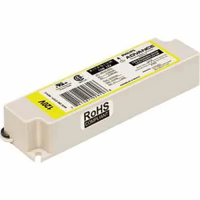 Philips Advance, LED driver, Voltage Rating: 120V, Frequency: 60 Hz, Wattage: 17 Wtt, RoHS compliant, CSA certified, Environmental standard: UL Damp & Dry