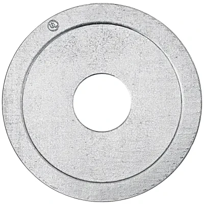 Reducing Flat Washer, Steel material, Zinc Plated Finish, 3/4 in. outside diameter, 1/2 in. inside diameter