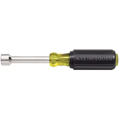5/16'' Nut Driver Cushion-Grip 3'' Shaft, Standard length for most applications, fits over long bolts and studs