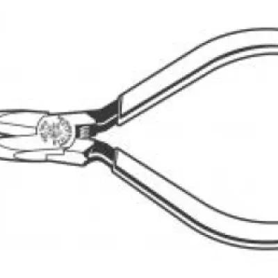 Electronics Pliers, Slim Needle Nose, Spring-Loaded, 5-Inch, Lightweight, slim-nose pliers for delicate, precision assembly work