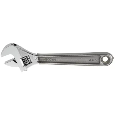 Adjustable Wrench, Plastic Dipped, 4-Inch, Plastic-dipped handles for added comfort