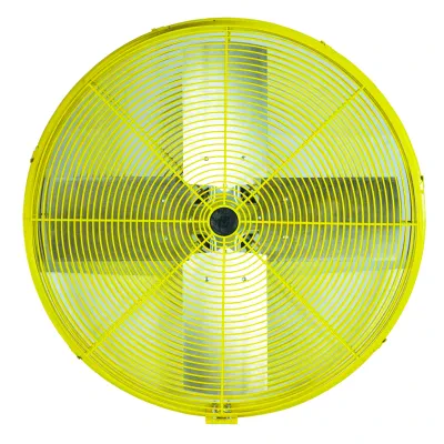 24 IN Industrial Assembled Maximum Duty Fan Head, Size- 27 IN, CFM 5600 (High) 4900 (Low), 1/2 HP, 3.5 AMP, Speed- 1100 (High), 800 (Low) RPM, 120 V, 2 Speeds, Yellow