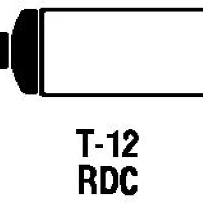 GE, 75 WTT, 5150 LM, 4100 KV, 60 CRI, 1.5 IN Diameter, 60 IN Length, Recessed Double Contact (R17d) Base, 12000 HR Average Life