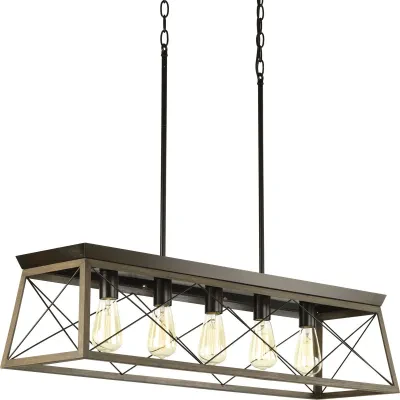 The Briarwood collection features a classic pattern commonly found on barn or farmhouse doors and gates. The simple geometric form features a faux-painted wood enclosure to frame v...