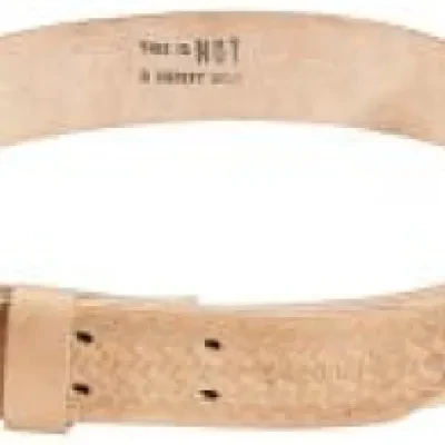 Ironworker's Heavy-Duty Tie-Wire Belt, Small, Leather construction
