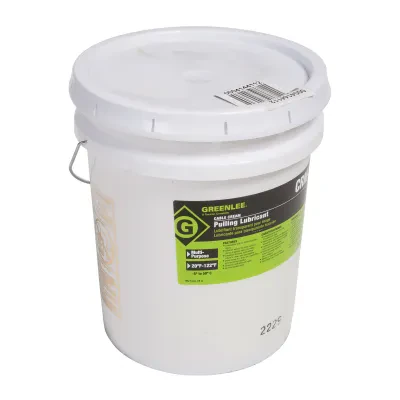 Cable-Cream™ Pulling Lublicant 5 Gallons.  Advanced formula, light yellow cream makes pulling faster and easier.  Compatible with all cable insulation types.  Dries slowly to a thi...