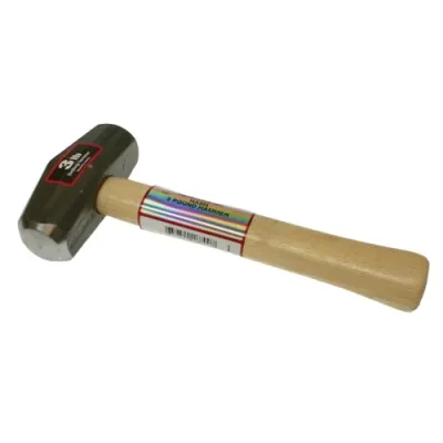 Hand Drilling Hammer, 3.53 lb. head weight, Single Output shaft, 10 in. overall length, 1 per pack, Wood handle