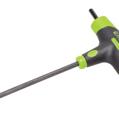 Hex Key T-Handle Driver 5/32".  Heat-treated and tempered for extra strength and durability.  Exceeds ASME/ANSI specifications.  Ergonomic molded grips for max torque and comfort....