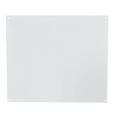 Back Panel Non UL Listed 16x10 Hinge Cover White Steel