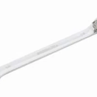 Combination Ratcheting Wrench, 1/4".  Compact reversible switch allows a 15° offset of the box end for clearance of obstacles.  5° ratcheting design for versatility and ease of use...