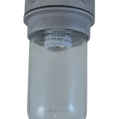 1/2" 100W Vaporproof Ceiling Mount Fixture
