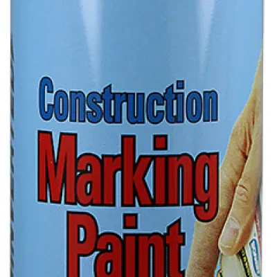 Construction Marking Paint, Fluorescent Pink, 20 oz. Aerosol, 17 oz. net weight