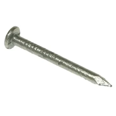 Bright Joist Hanger Nail, Flat head, 9 GA gauge, Straight shank type, 1-1/4 in. length