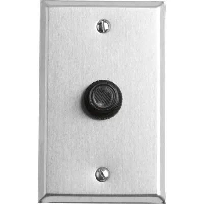 Button Flush Mount w/Plate, On 1-5fc/Off 3-15fc, 9"Leads, 120V, 2000W Tungsten, 1800VA Ballast, 600VA LED
