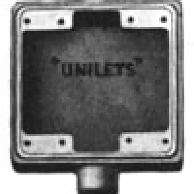 UNILETS FS Shallow Depth 2-Gang Cast Device Box, Number Of Outlet: 1, Material: Malleable Iron, Size: 1 IN, Cable Entry: (1) 1 IN Hub, Cubic Capacity: 32 CU-IN, Knockouts: No, Heig...