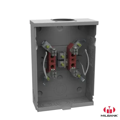 4 TERM RNGLS SML HUB OPEN TRIPLEX GND HRN BYPS 125 AMP