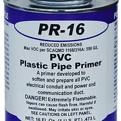 Primer, Purple, 1 pt. can Features-Water Thin Solvent, Fast Acting