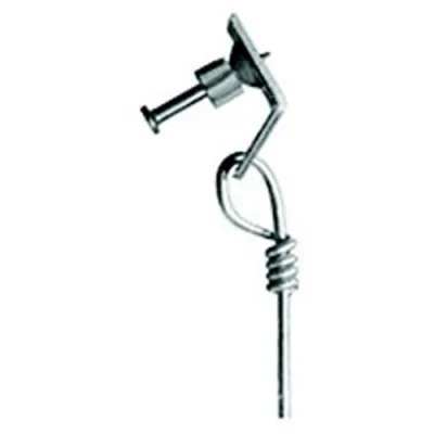 Pretied Ceiling Wire with Pin Clip, 6 ft. length, 20 Lb Bundles of 100, Steel construction, Galvanized finish