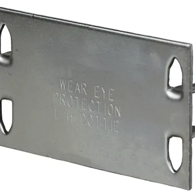 Steel Safety Plate, 1-3/4 in. width, 5 in. length, 16 GA thickness