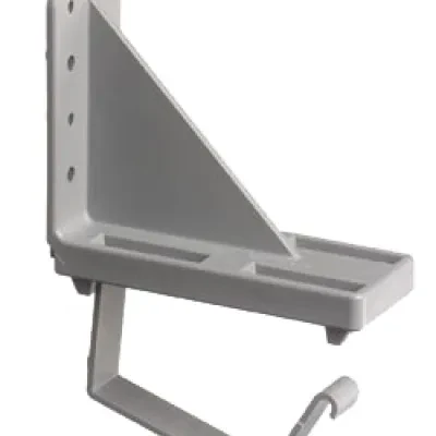 Wall mount bracket for Arlington's T205. Attaches directly to wall. Bracket has hinged opening for easily installing or removing cable.