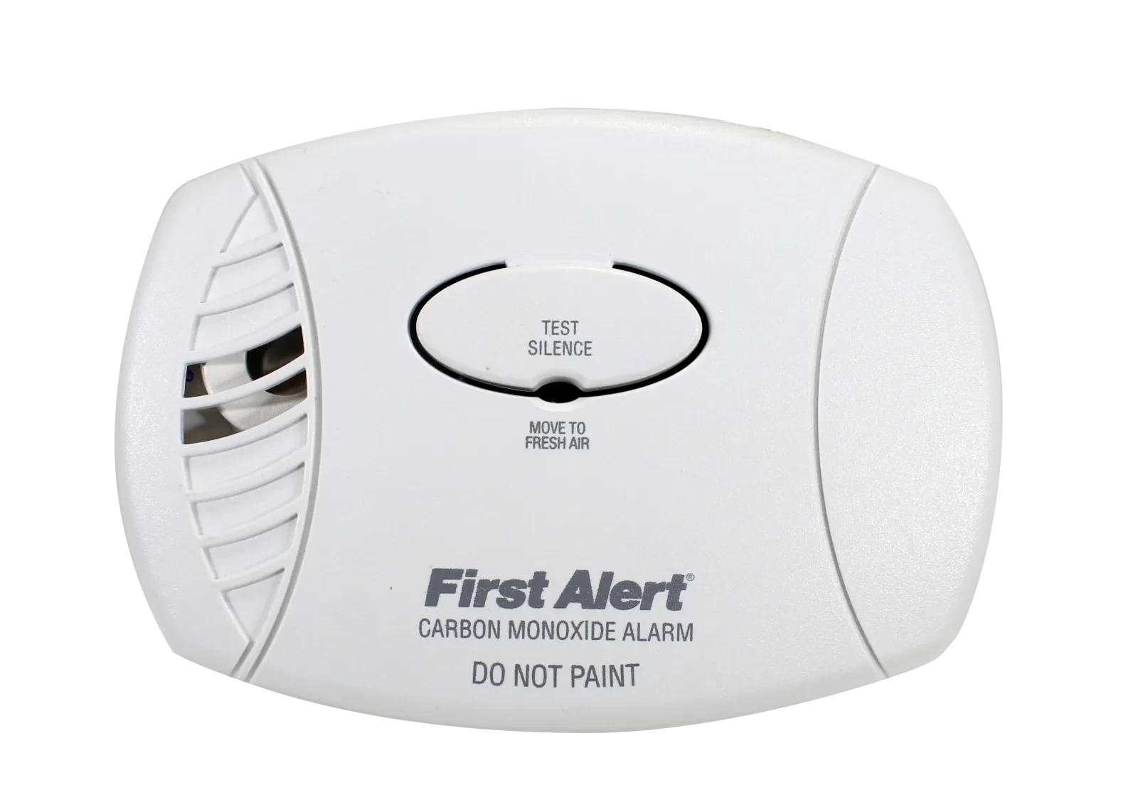 Plug-in carbon monoxide alarm with 9V battery backup meets most state and local codes for carbon monoxide alarms.
