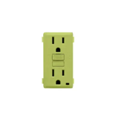 Leviton Renu 15A Tamper Resistant GFCI Color Change Kit Granny Smith Apple