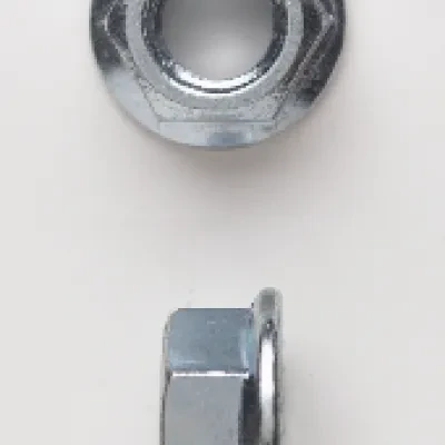 PECO FASTENERS 1/2-13 FLANGE NUT ZINC 100 PER BOX