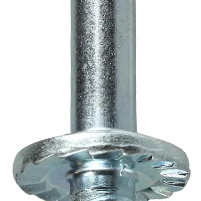Flat Hanger Screw, Steel material, 1/4 x 2 in. Size, 2 in. length, Flat head type, Zinc Plated Finish