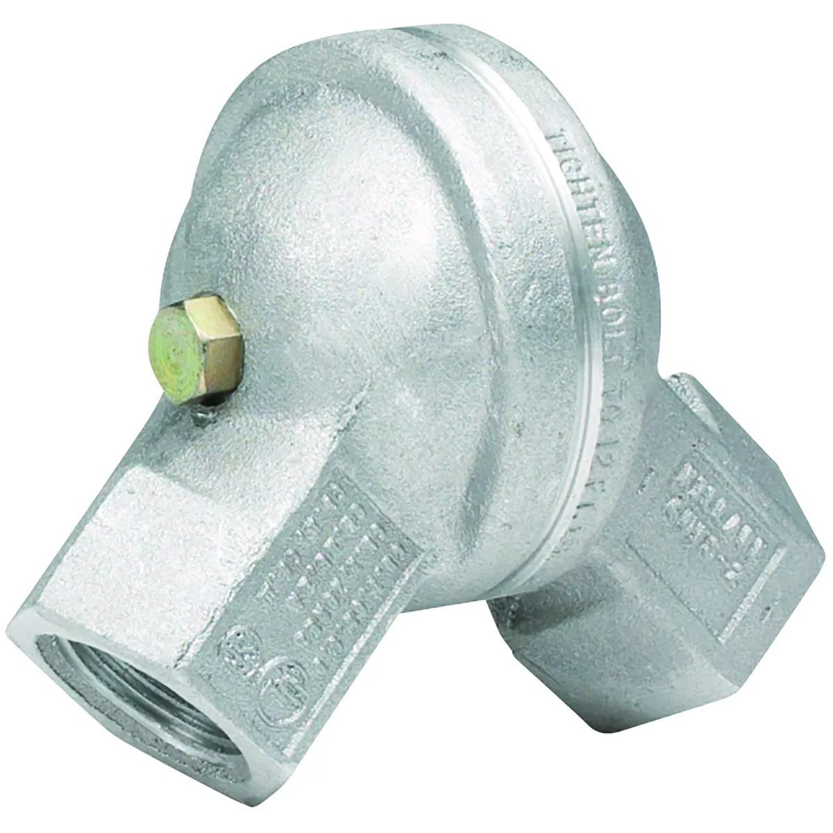 GUFS SERIES - IRON ATEX AND IECEX CERTIFIED 180-DEGREE SWIVEL ELBOW -FEMALE/FEMALE - HUB SIZE 1/2 INCH