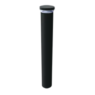 LED Round Bollard 42 Inch 24W, Dimmable, 4000k, White