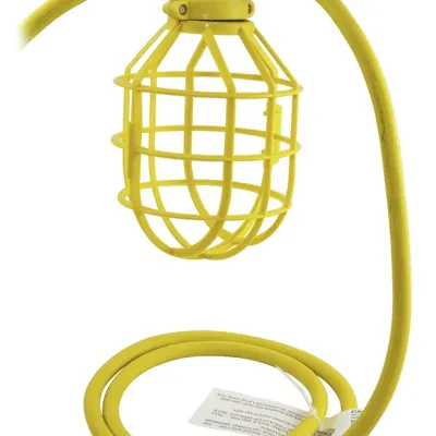 Temporary Lighting Products, 14/2 100' SJTW Light String, With Plastic Guard, 10 Fixtures