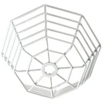 Ceiling Mount Sensors Protective Cage, White