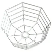 Ceiling Mount Sensors Protective Cage, White
