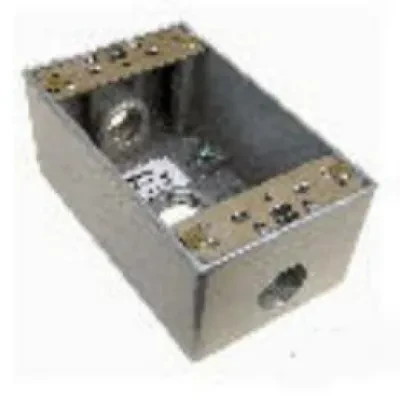 WP BOX W/3 3/4 HOLES BRONZE (EACH)