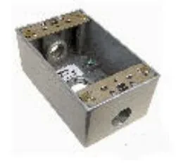 WP BOX W/3 3/4 HOLES BRONZE (EACH)