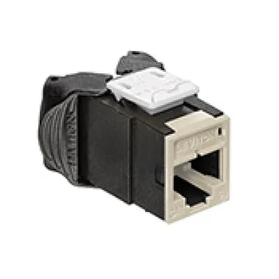 Atlas-X1 Cat 6A UTP QuickPort Connector, Light Almond