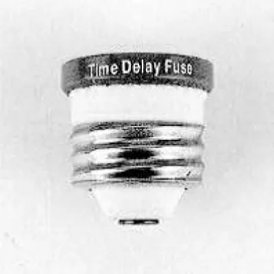 Eaton Bussmann series Type TL plug fuse, plug fuse, time delay, 125 Vac, 10 kAIC (RMS Symmetrical) interrupt rating, 10 kA short circuit rating, threaded mount, plastic body, brass...