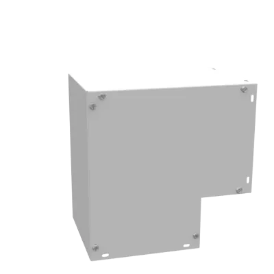 Wireway Elbow 90 Side Wall Access ANSI 61 Gray Steel