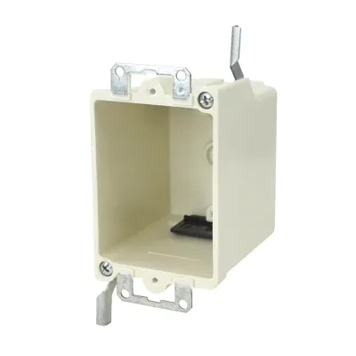 16.0 Cu. In. Single gang electrical box for use with nonmeatllic sheathed cable - Machine tapped device holes, rigid hard box construction, no distortion with high temperatures, sh...
