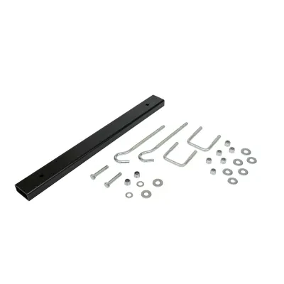 Workhorse™ Bender Mounting Kit for use with 555CX and 555c.  2 "U" brackets, 1 bar, 2 hook brackets.  For use with Workhorse™ All-In-One Bending and Threading Workstation.