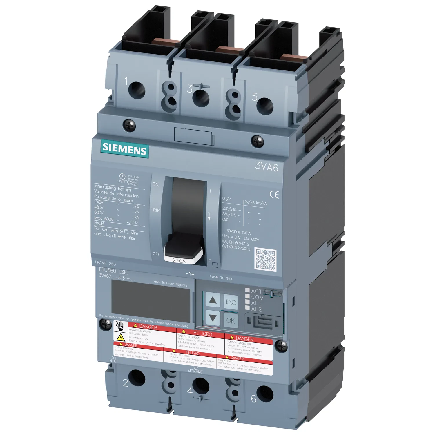 Siemens Industry, Inc. 3VA6210-6JQ31-2AA0 Circuit Breakers product image