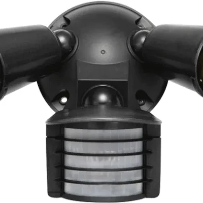 Luminator 110 Sensor with2 Flood,s 300W,120V with Round Cover, Bronze