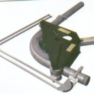 Rigid Conduit Bender for One-Shot 90° bends in 1-1/4" - 4".  With 980 Electric Hydraulic Pump.   Strong, yet lightweight, portable, pin-assembled aluminum components.  Easy-to-use...