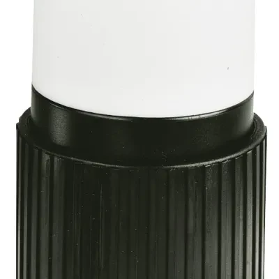 Locking Devices, Industrial, Female Nylon Connector Body, 20A 3-Phase Wye 120/208V AC 400Hz, 4-Pole 5-Wire Grounding, Non-NEMA, Screw Terminal, Black and White