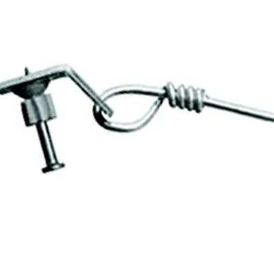 Pretied Ceiling Wire with Single Loop, 6 ft. length, 17 Lb Bundles of 100, Steel construction, Galvanized finish