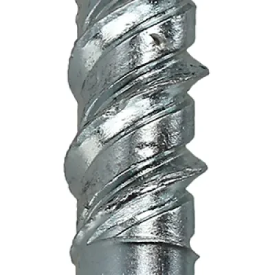 Concrete Bottom Mount Rod Hanger, Steel material, Zinc Plated Finish, 1-1/2 in. length, 1/4 x 1-1/4 in. Size, 1/4 in. diameter, ANSI Wedge Bolt Thread