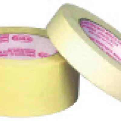 Masking Tape, Polyvinyl Chloride material, Tan, 60 yd. length, 2 in. width